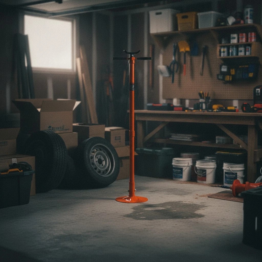 Versatile Under Hoist Jack Stand - 3/4 Ton Load Capacity, Ideal for Car Repairs