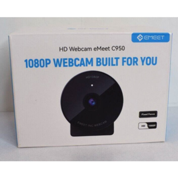 1080P Webcam USB Webcam with Microphone & Electronic Privacy Mode eMeet C950 HD