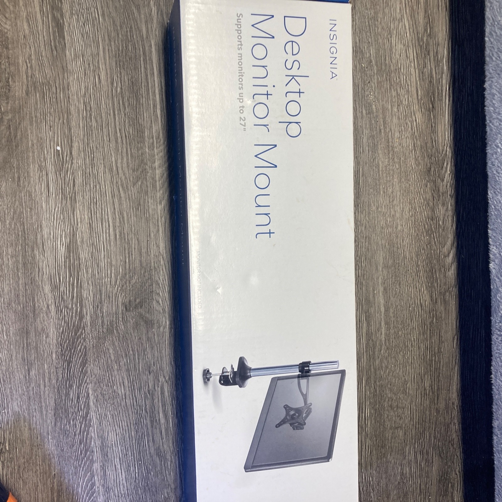 Insignia- Desktop Mount for Monitors up to 35Wide - Black NEW OPEN BOX