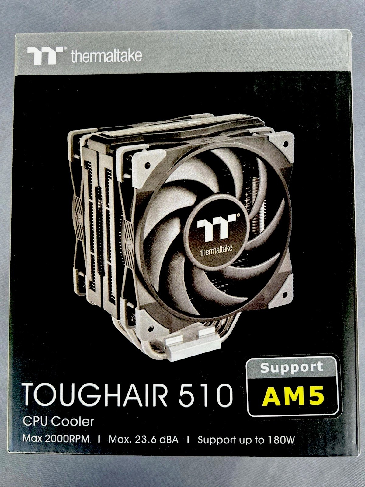 Thermaltake Toughair 510 - CPU Cooler Fan - AM5  - CL-P075-AL12BL 🔥 NEW 🔥