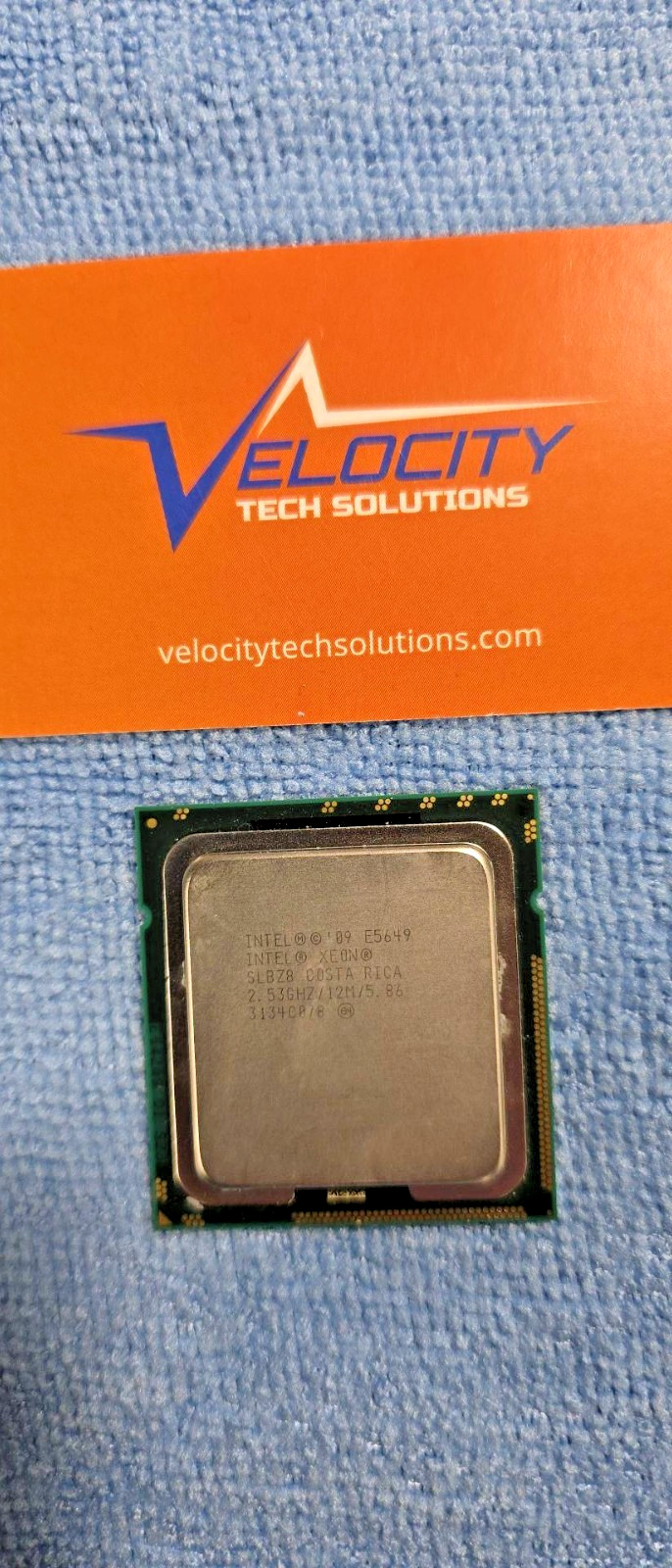 SLBZ8 Intel Xeon E5649 2.53GHz 6-Core 80W 12MB 5.86GT/s LGA1366 CPU Processor