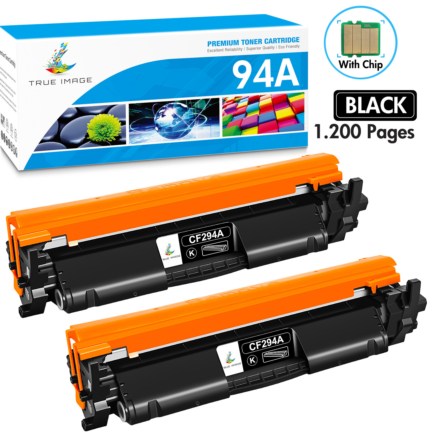 2/4PK CF294A 94A Toner Cartridge Fits For HP LaserJet Pro M118dw M148dw M149 lot