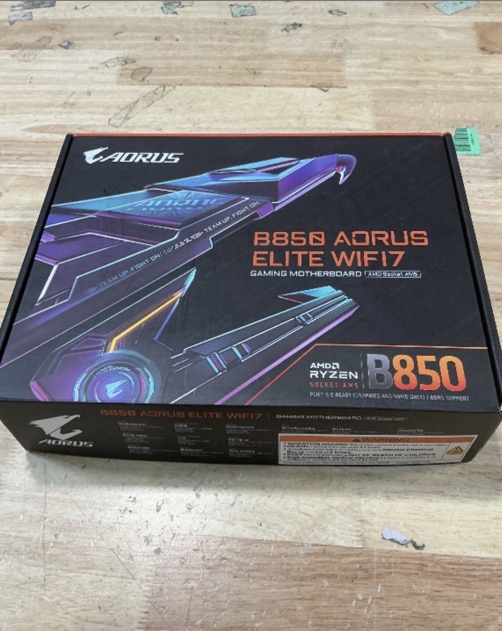 GIGABYTE B850 AORUS Elite WIFI7 AMD AM5 ATX Motherboard New