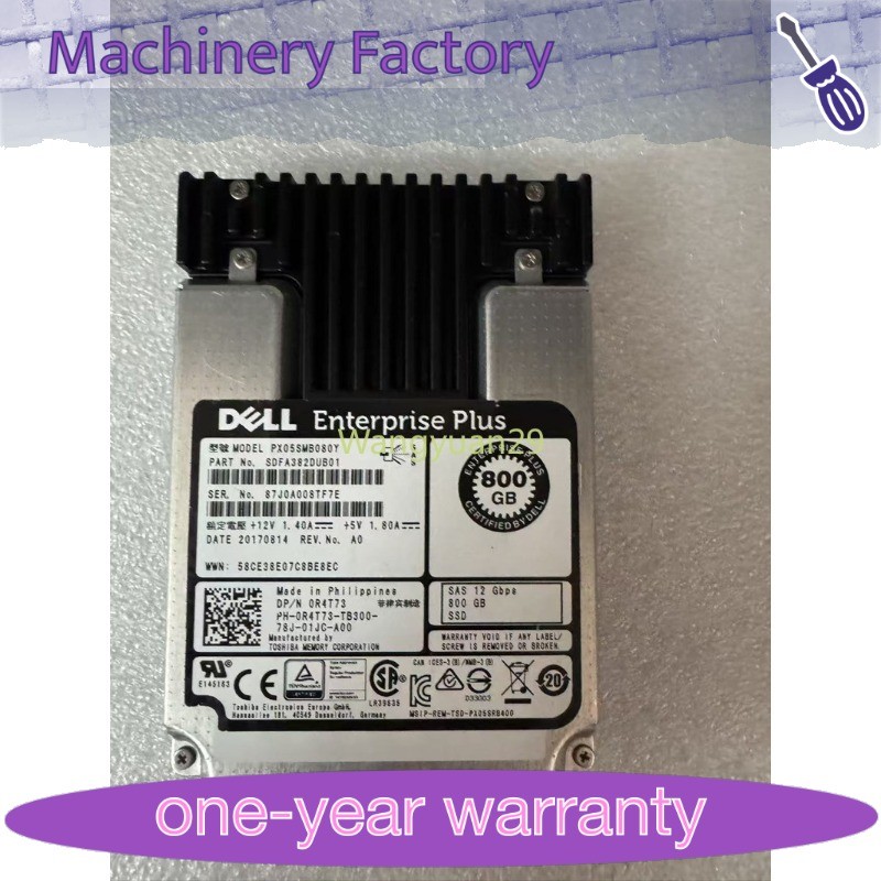 NEW 0CN3JH CN3JH DELL PX05SMB080Y 800GB 2.5" SAS 12G MU SSD Solid State Drive
