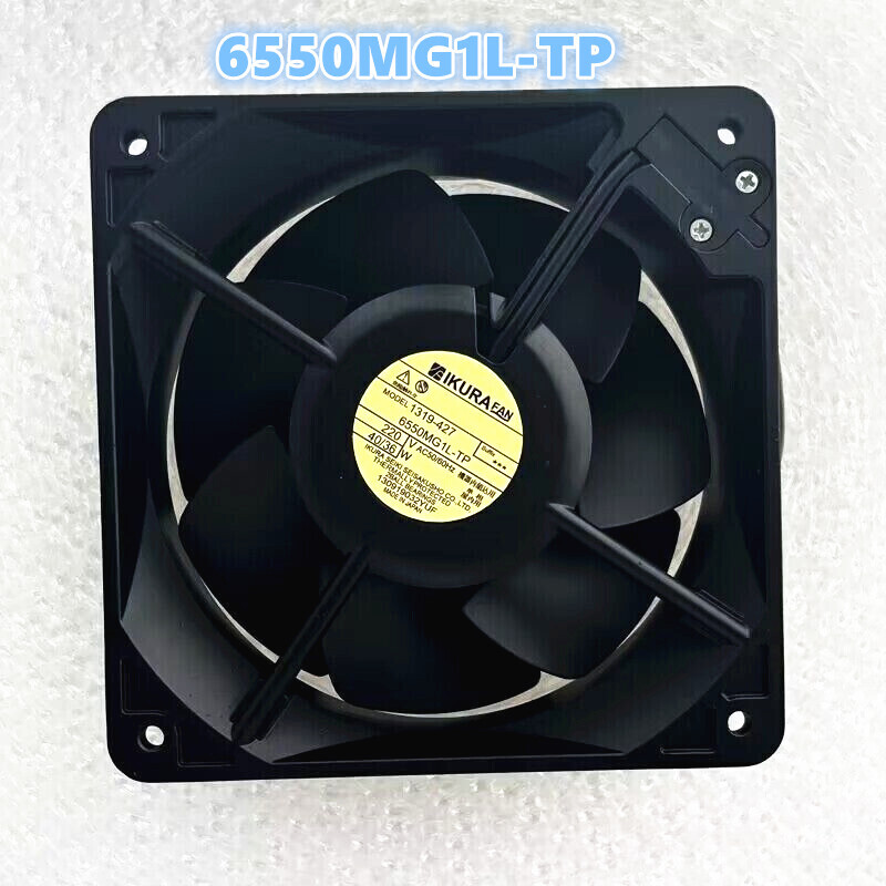 1Pcs New For IKURA 1319-427 6550MG1L-TP 220V 40/36W Metal Iron Blade Cooling Fan