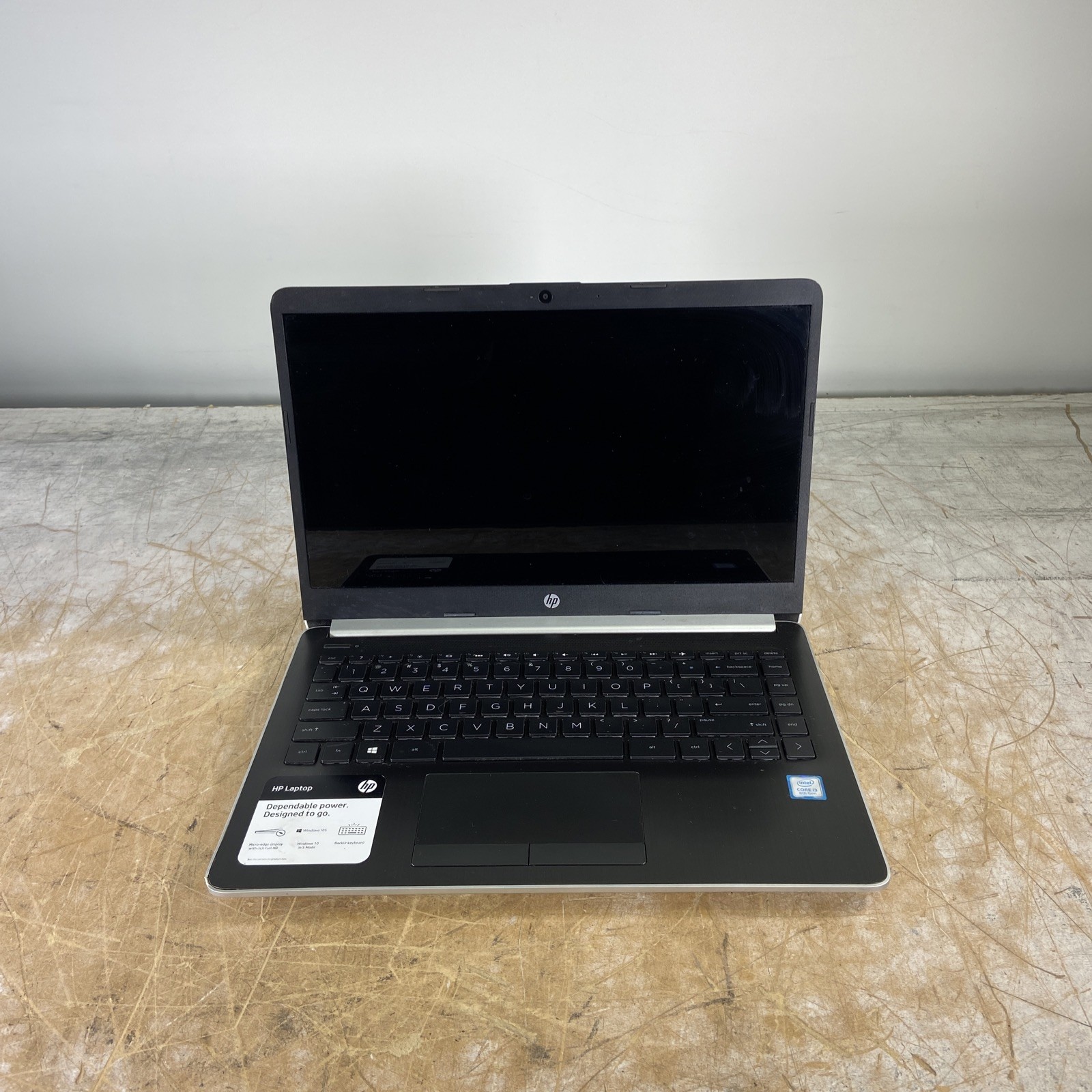 HP NOTEBOOK - 14-DF0023CL i3-8130U @ 2.20GHz, 4GB RAM, NO HDD/OS