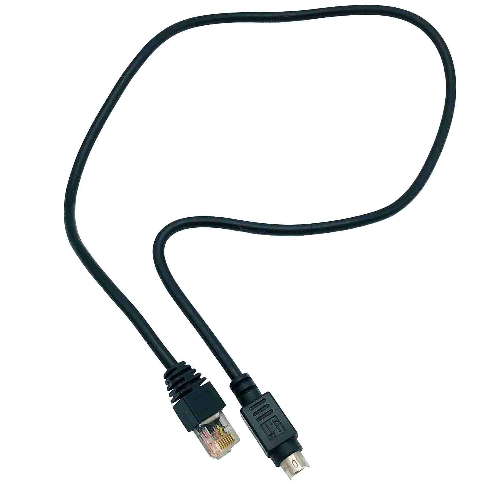 High Quality Mini 6 Pin DIN Male to Male Ethernet Cable Connector RJ-45