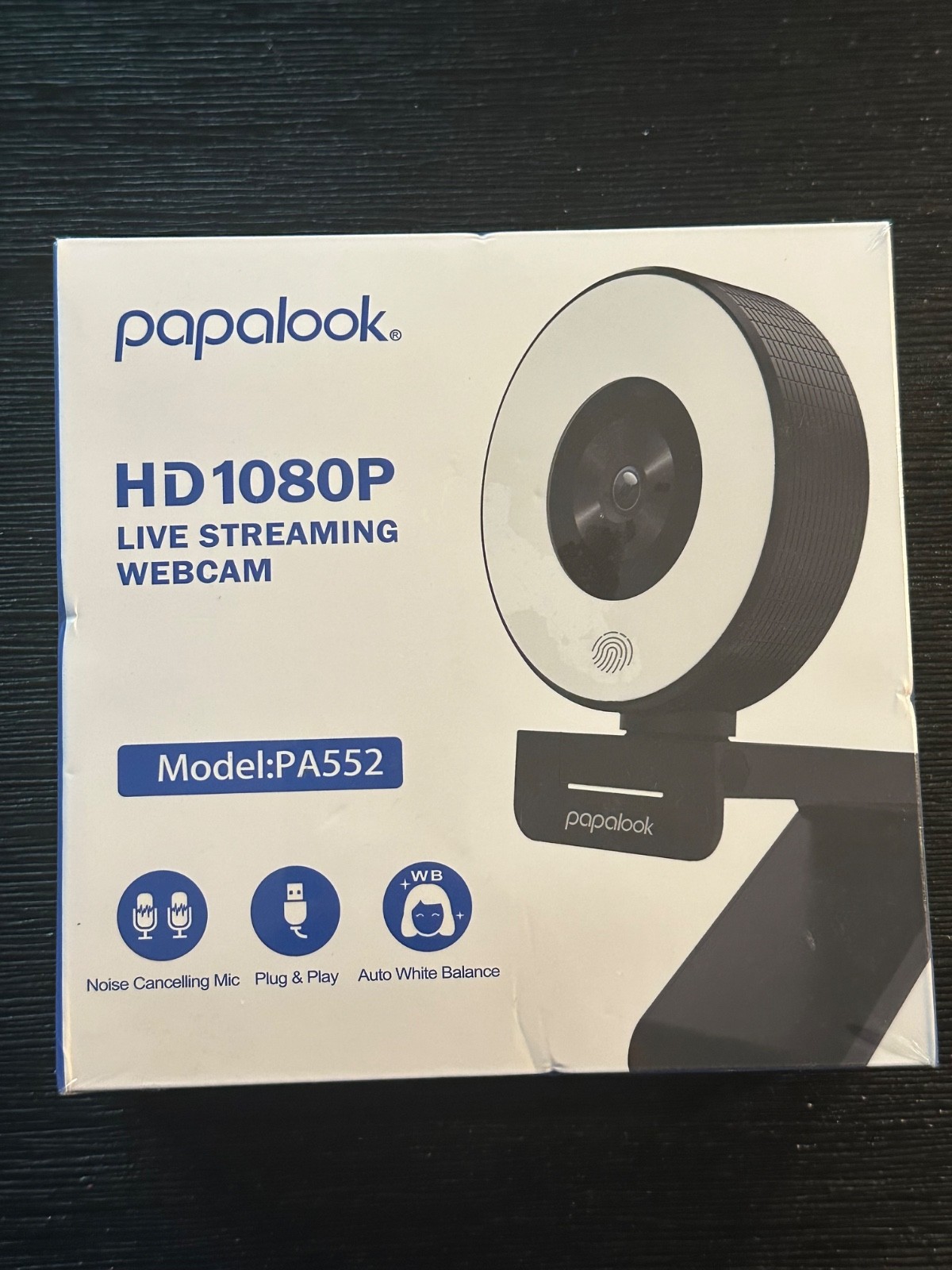 Genuine Papalook PA552 HD1080P Live Streaming Webcam  *FREE SHIPNG*