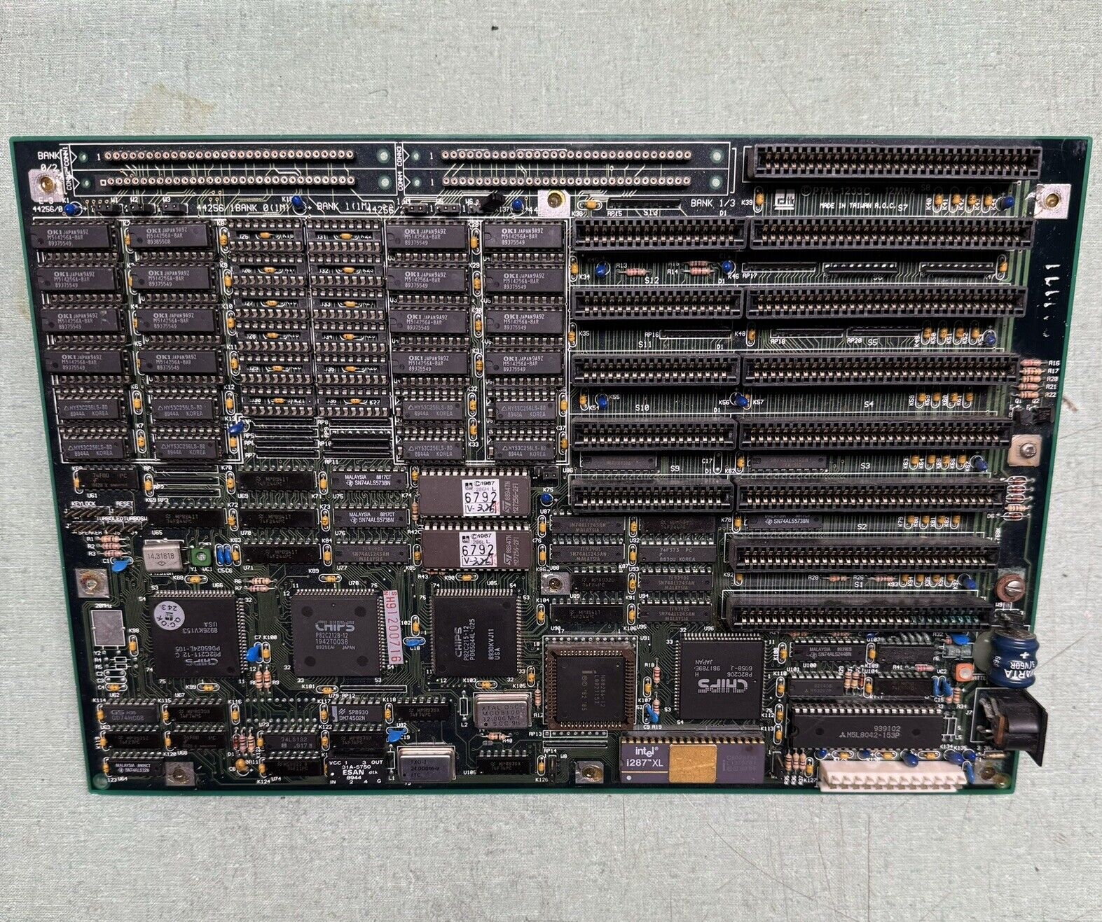 Vintage DTK PTM-1233 Motherboard Intel 80286 CPU w/ C&T Chipset *Untested*