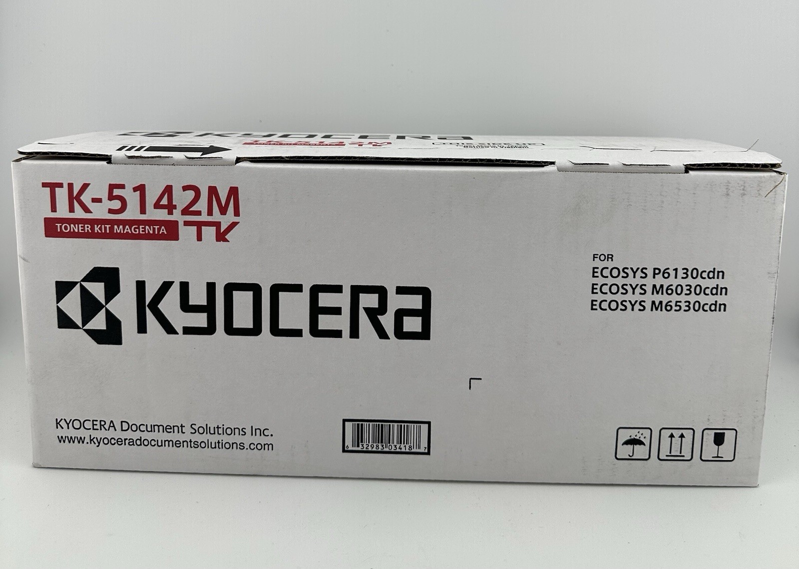 Kyocera TK-5142M TK5142M Magenta Toner Cartridge