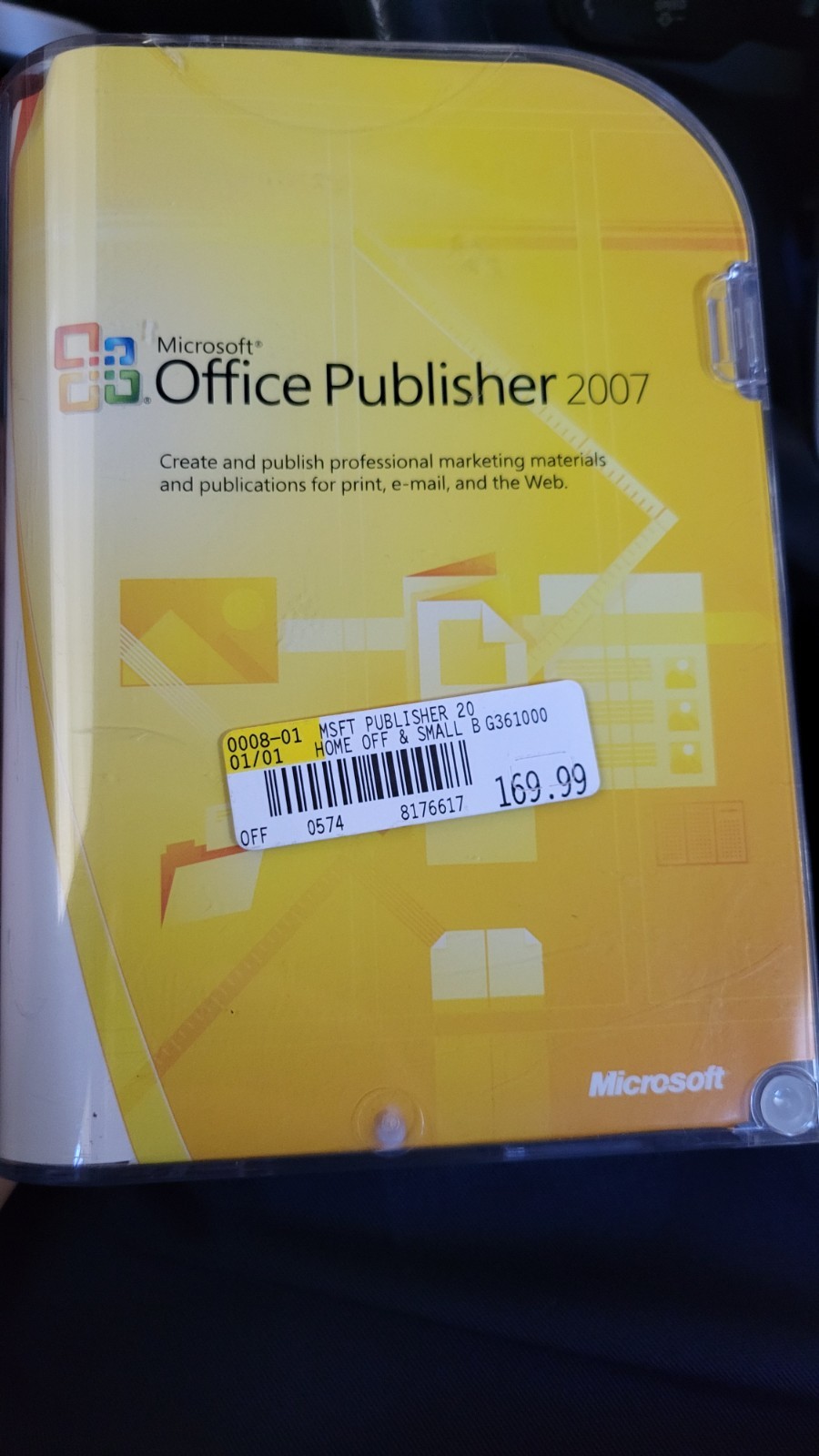 NEW SEALED Microsoft Publisher 2007 Full Version RETAIL