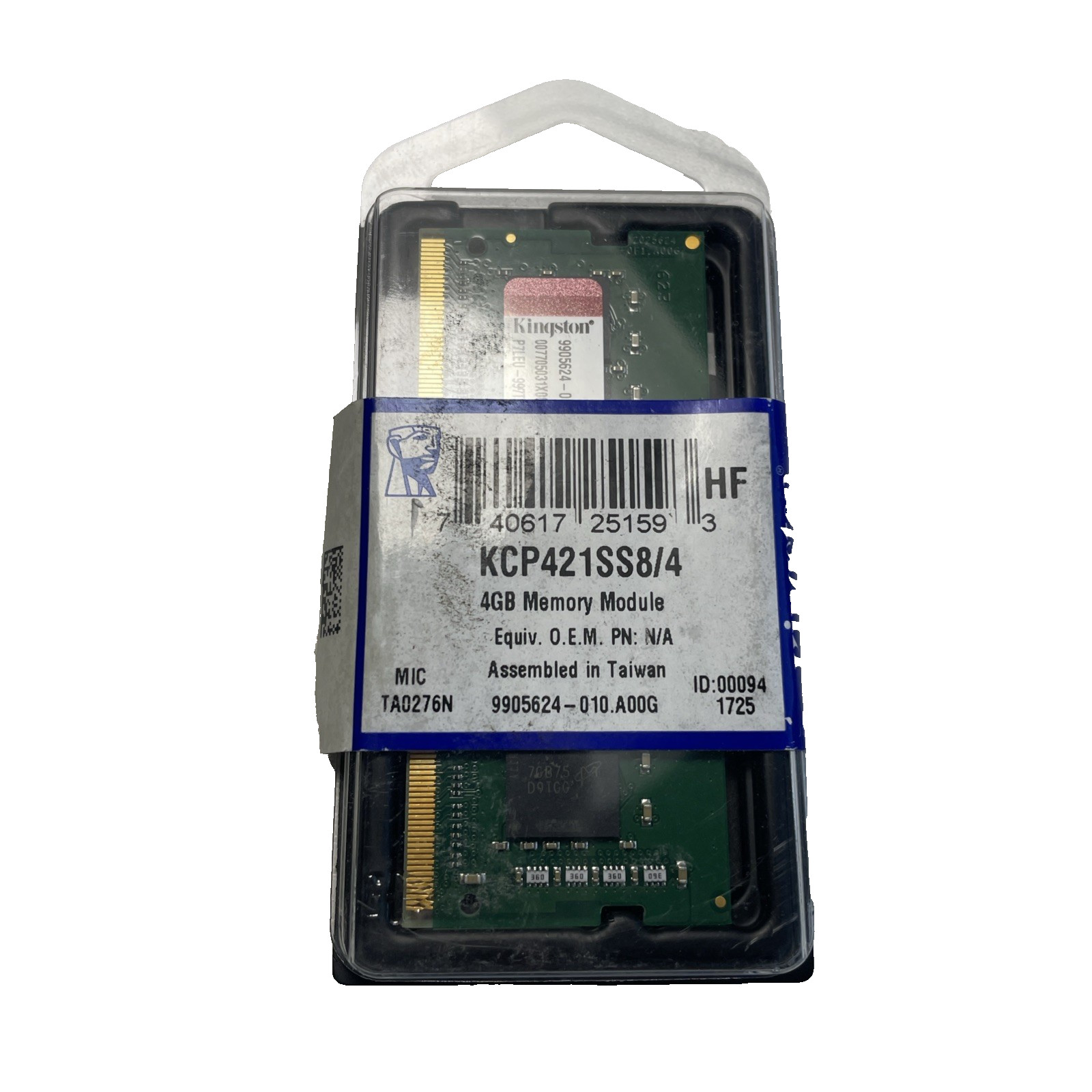 KINGSTON 4GB KCP421SS8/4 PC4-17000 1.2V DDR4-2133MHz MEMORY RAM 