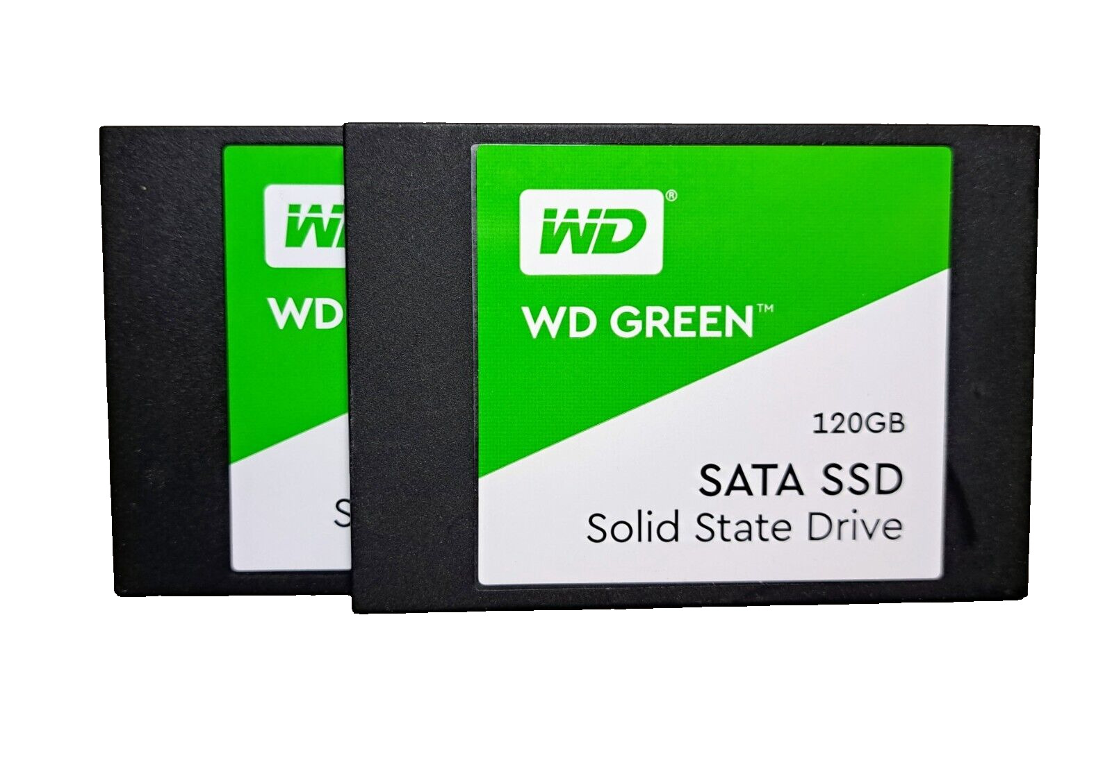 (Lot of 2) Western Digital Green 120GB SSD SATA 6.0Gb/s 2.5