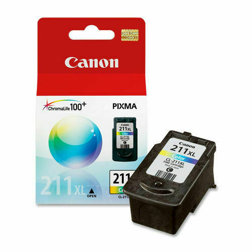 Canon CL-211XL High-Yield Genuine Tri-Color Ink Cartridge