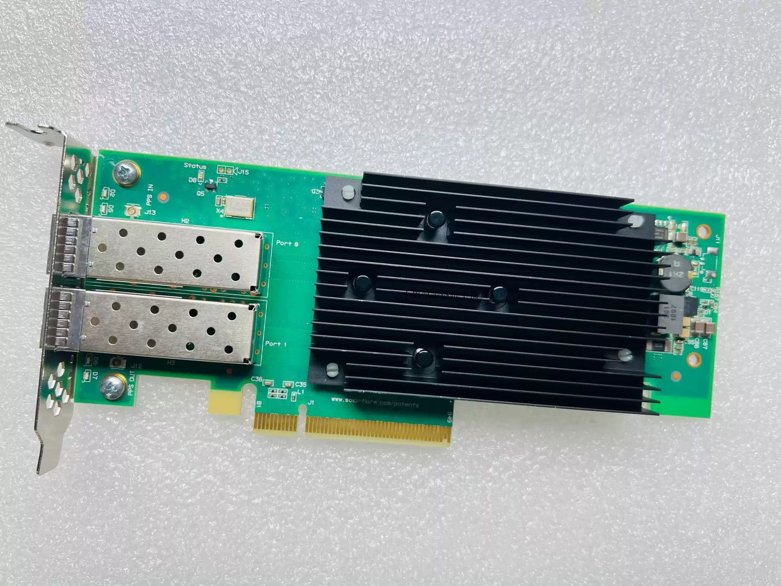 Solarflare XtremeScale X2522-10G-PLUS Dual Port 10GbE Server Adapter Full Height
