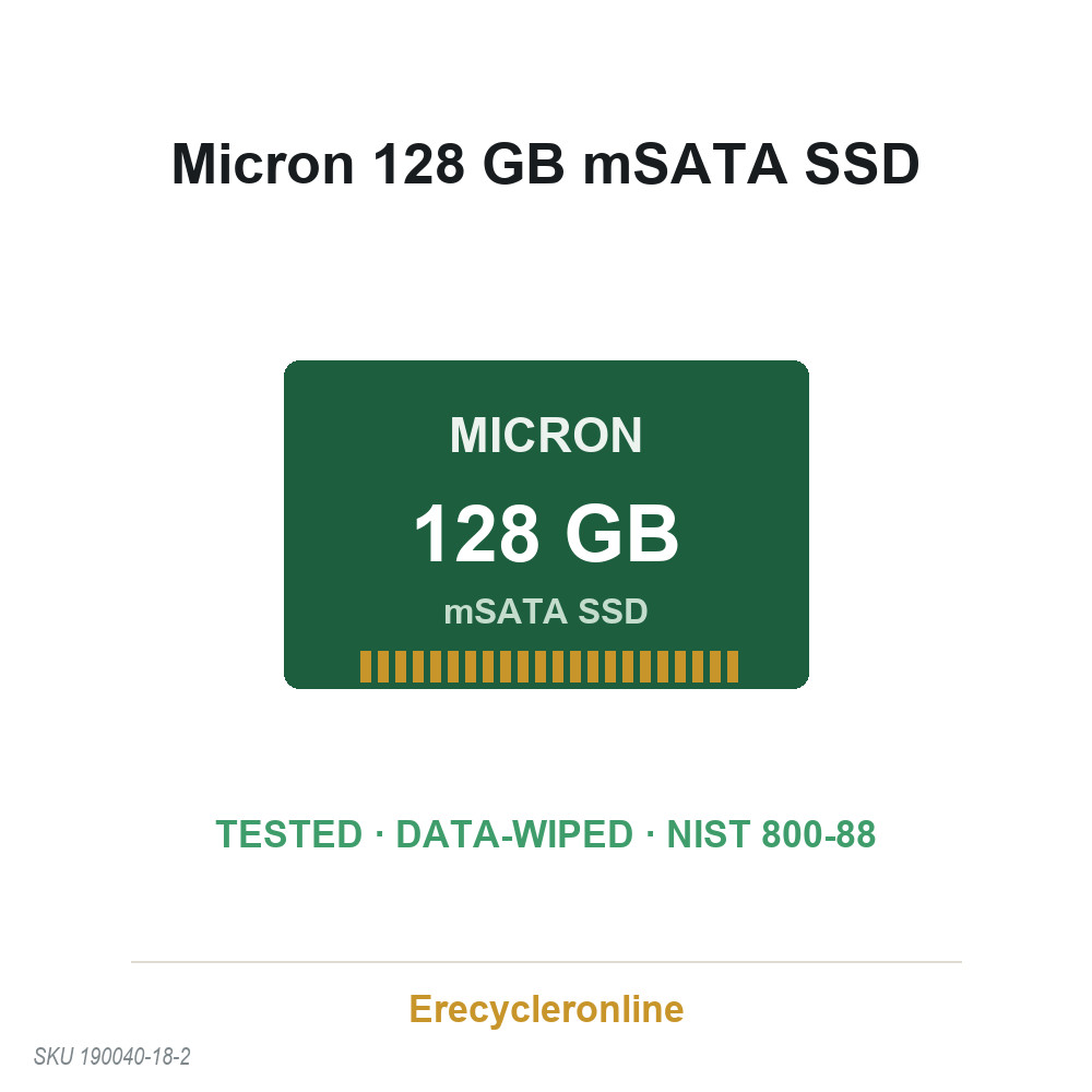 Micron RealSSD C400 128GB mSATA SSD MTFDDAT128MAM-1J2