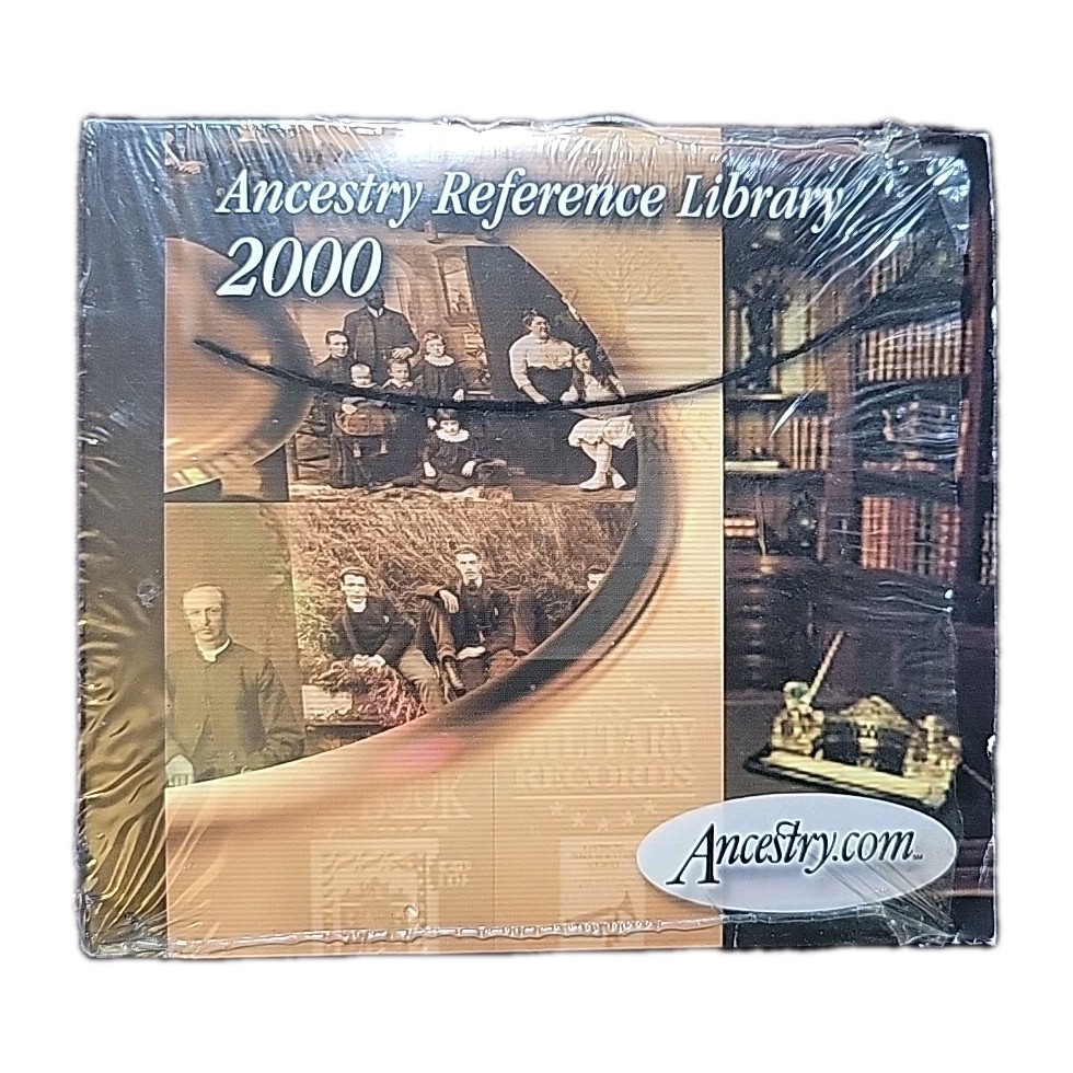 Ancestry / ANCESTRY REFERENCE LIBRARY 2000 / CD-ROM New Sealed Genealogy