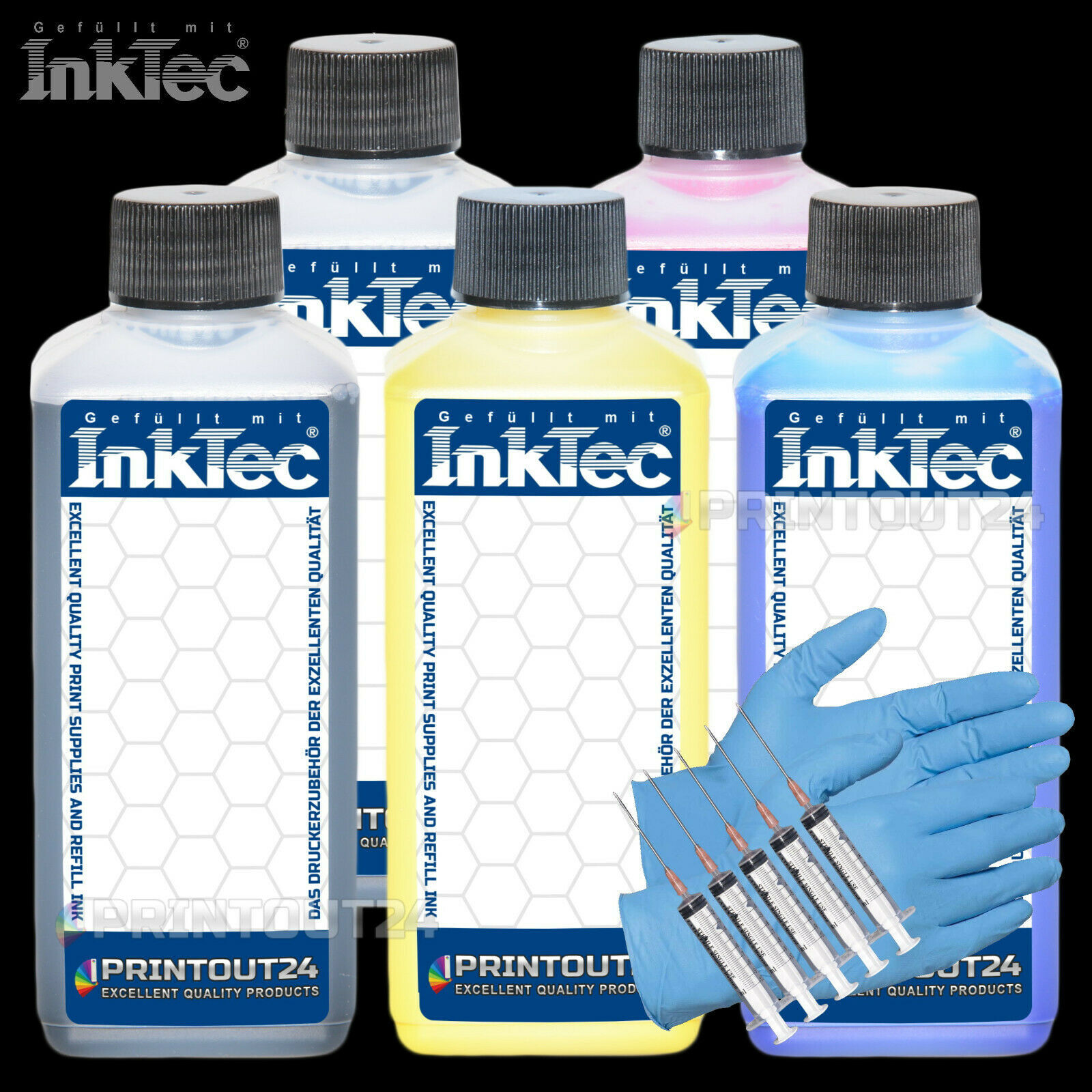 2.5L InkTec® Pigment Ink PFI-707MBK PFI-707BK PFI-707Y PFI-707M PFI-707C
