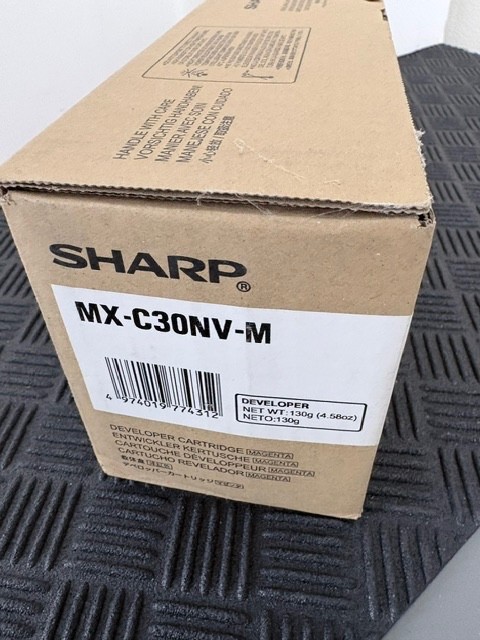 Genuine SHARP MX-C30NV-M. MAGENTA  Developer Cartridge