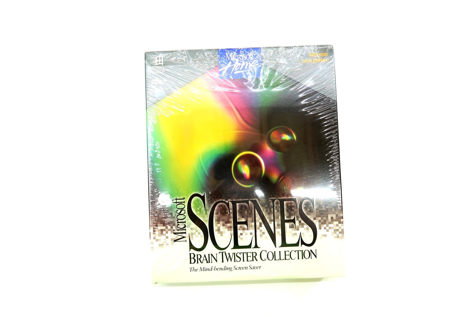 1994 MICROSOFT HOME SCENES BRAIN TWISTER COLLECTION for PC on Diskette Big Box 