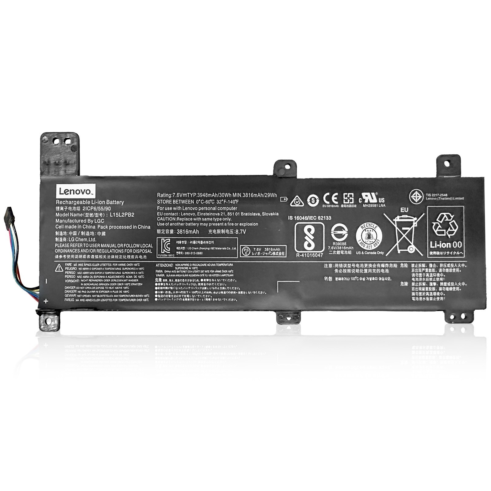 New Original L15L2PB2 L15M2PB2 L15M2PB4 Battery for Lenovo IdeaPad 310-14IKB