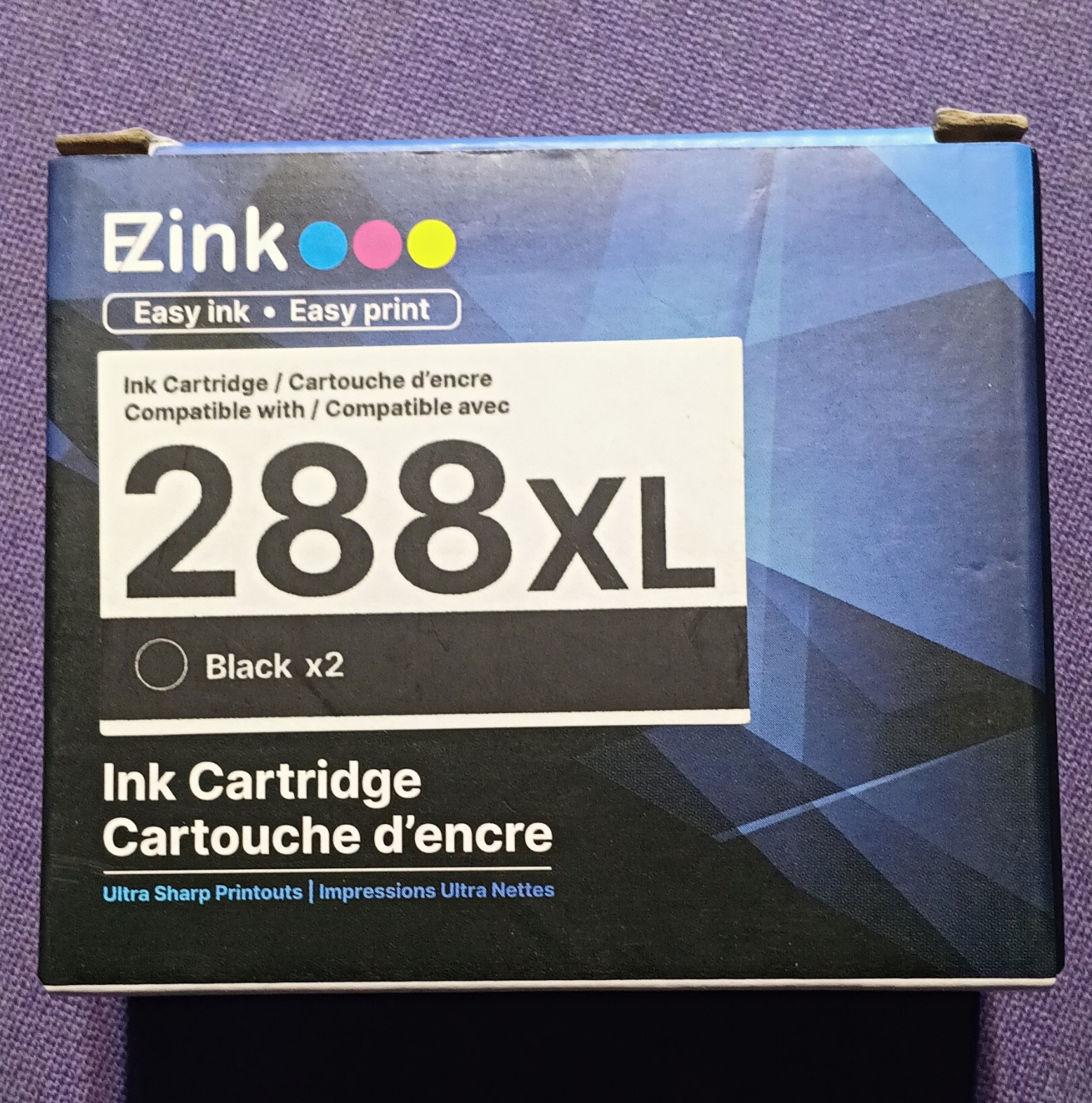 EZink Compatible 288XL Black Ink Cartridge 2-Pack for Epson Inkjet Printers