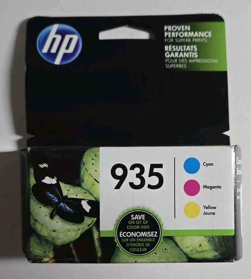 HP 935 Color 3PK Ink Cartridges OfficeJet Pro 6815 exp 7/2020 OEM