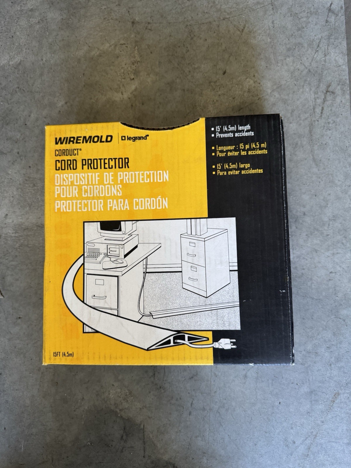 Wiremold Corduct Cord Protector Made by Legrand New In Box NEW Old Stock