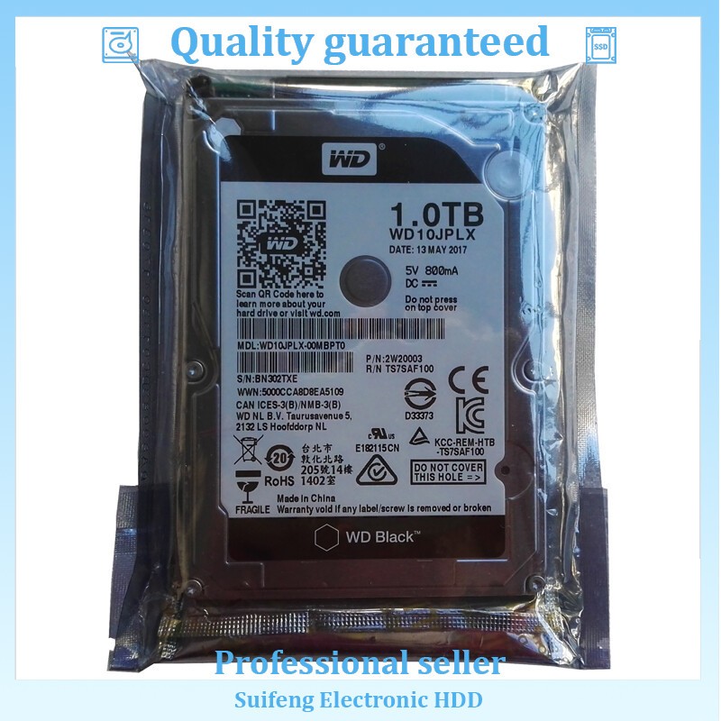 Western Digital 1TB WD10JPLX 32MB 7200RPM SATA3 6Gb/s 2.5" HDD Hard Disk Drive