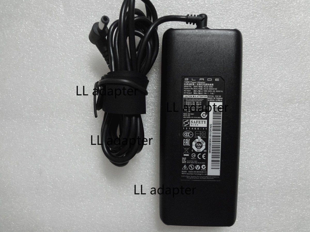 Genuine 19V 7.9A RC30-0083 For Razor RZ09-01302E22 RZ09-0130 OEM 150W AC Adapter