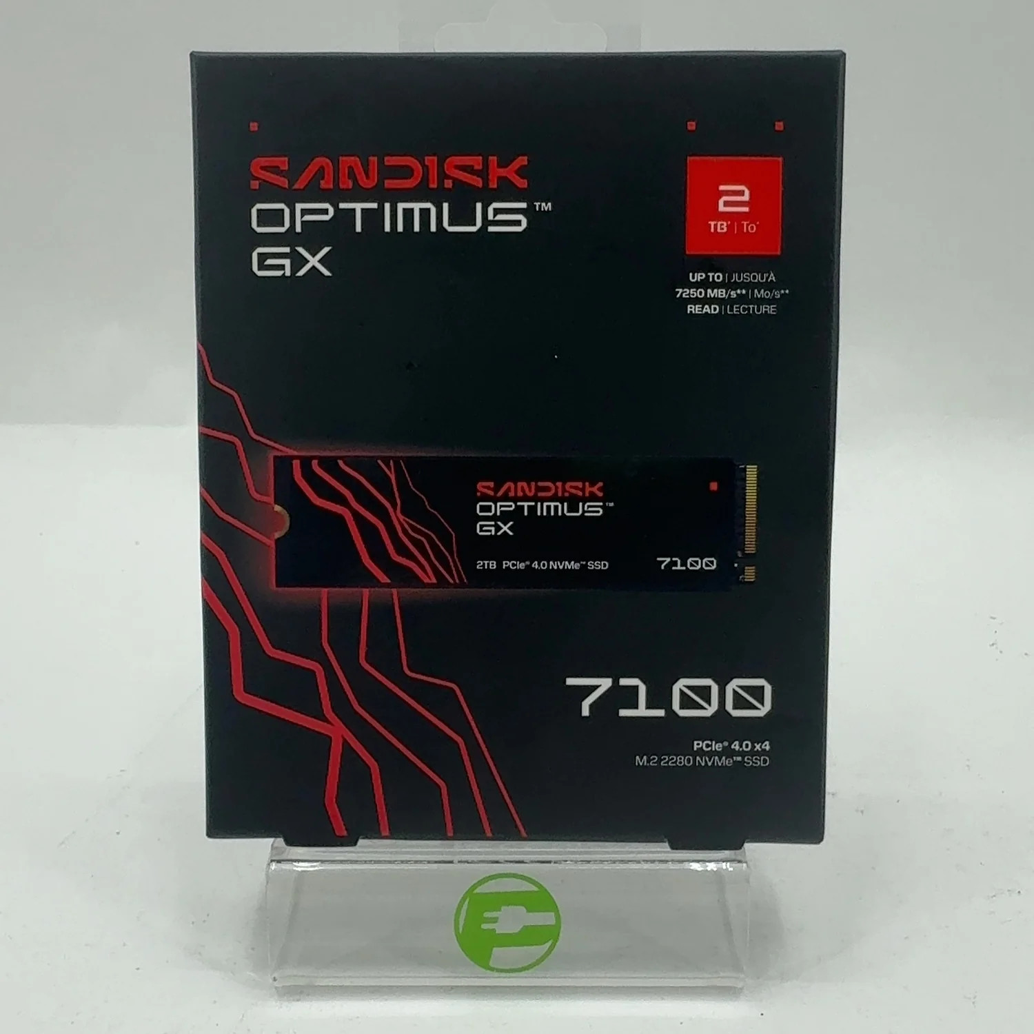 SanDisk 2280mm Optimus GX 500GB M.2 NVMe Gen 4.0 x 4 SSD 7100