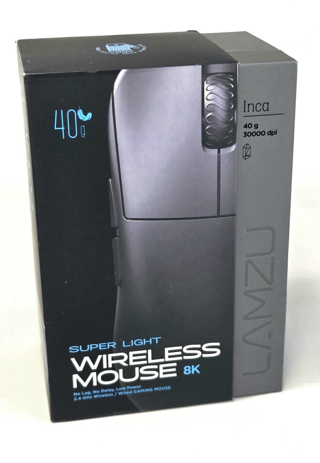 Lamzu Inca Gaming Mouse, 8K Polling Rate, Optical Switches, TTC Encoder, Paw3950