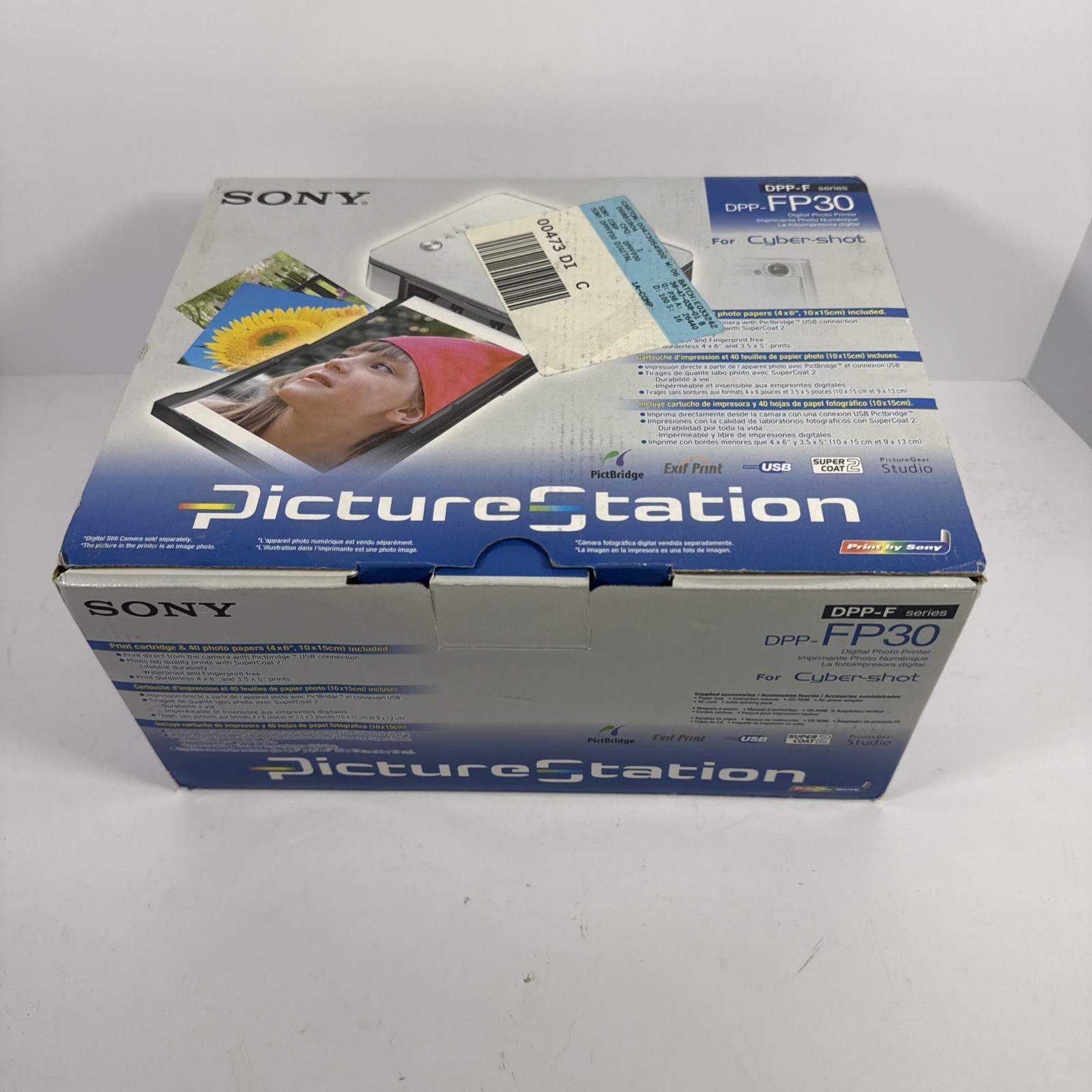 SONY Picture Station Cyber Shot Camera Digital Photo Printer DPP-FP30 New