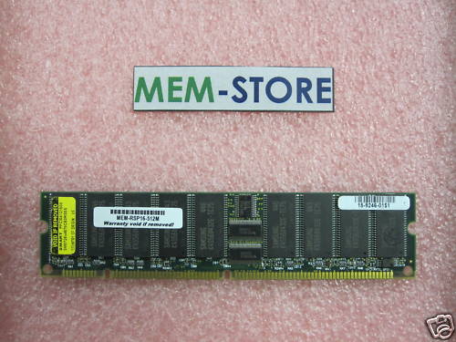 MEM-RSP16-512M 512MB Memory Cisco 7500 RSP16 Approved