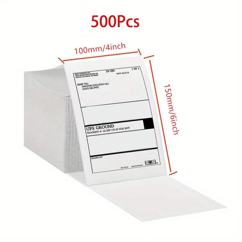 Marklife 4x6 Thermal Label Paper 100x150mm for P50 D100 D200 Shipping