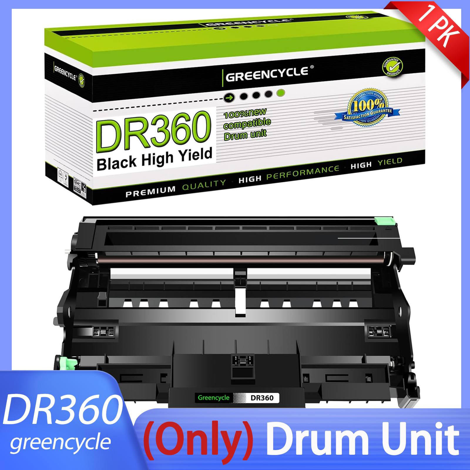 1PK DR360 DR-360 Drum Unit Compatible for Brother MFC-7345N, MFC-7440N MFC-7340