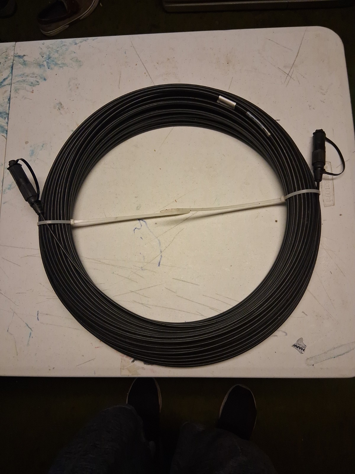 CommScope FHD-HH1A-0200F Fiber Optic Drop Cable 200ft SC/APC Hardened OSP