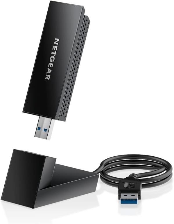 NETGEAR Nighthawk WiFi 6/6e USB 3.0 Tri-Band Wireless Adapter A8000 AXE3000
