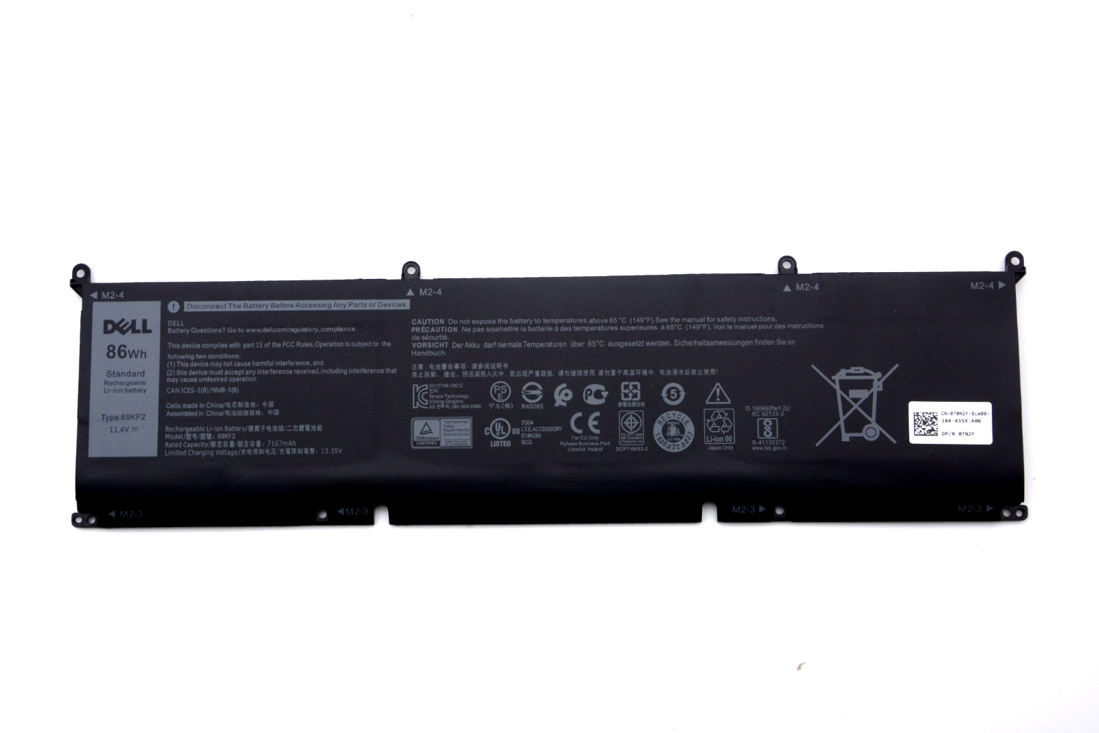 OEM 69KF2 Battery For Dell G7 15 7500 Dell Alienware M15 R3 R4 R5 R6 R7 Series