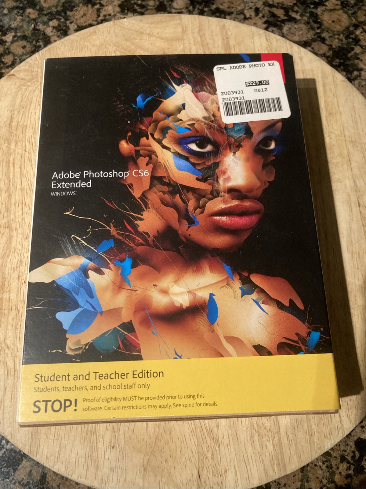 ADOBE PHOTOSHOP CS6 EXTENDED (FOR WINDOWS & MAC OS) student & teacher edition