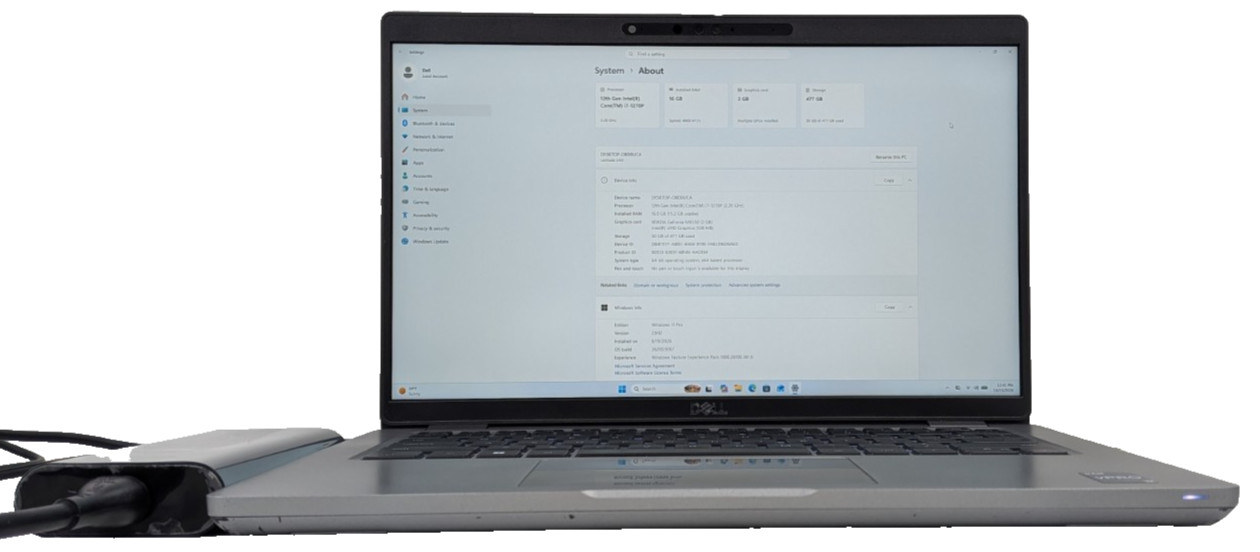 Dell Latitude 5431 - i7 12 Core 16GB DDR5 512SSD NVIDIA GeForce MX550 Grade A-