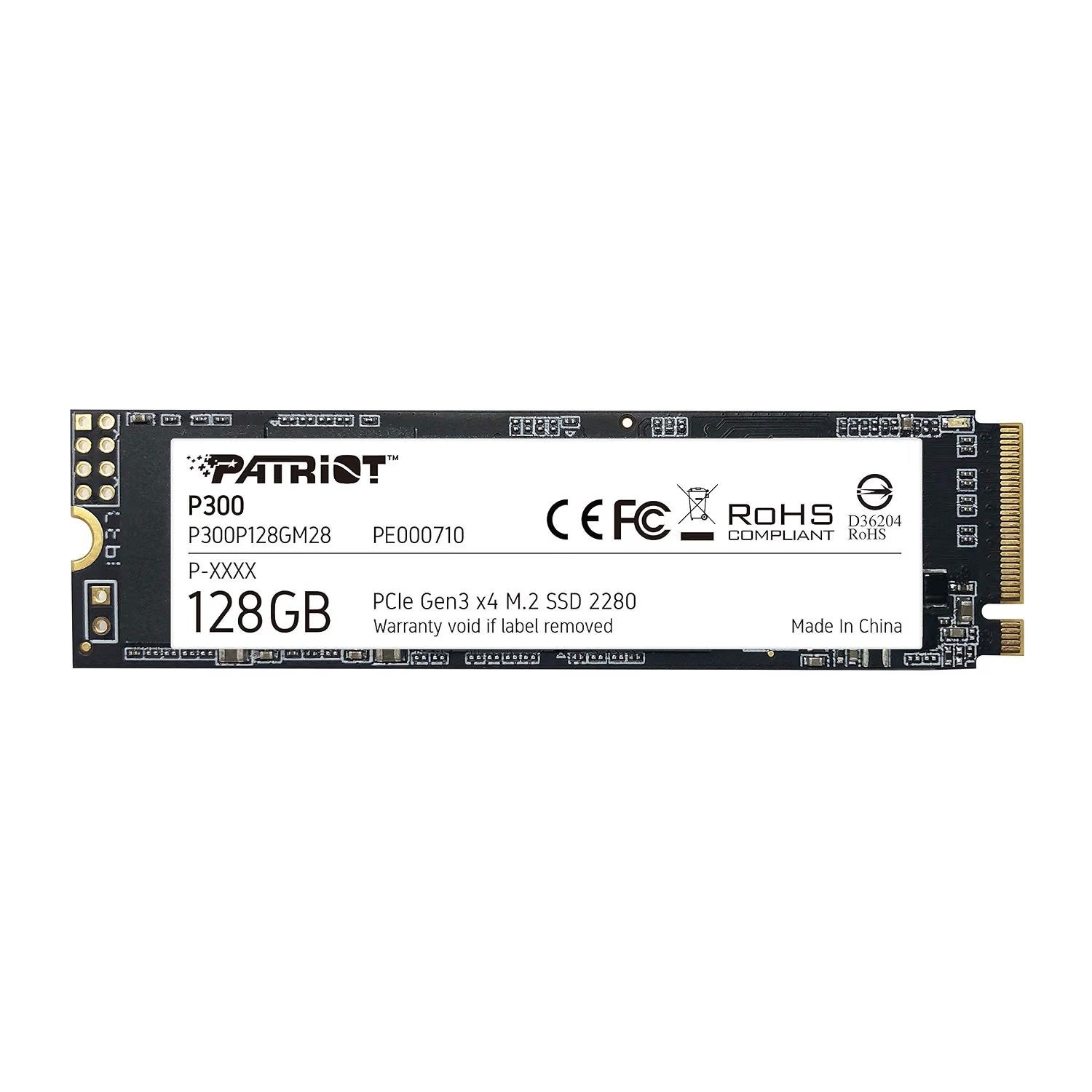 Patriot P300 M.2 PCIe Gen 3 x4 128GB Low-Power Consumption SSD