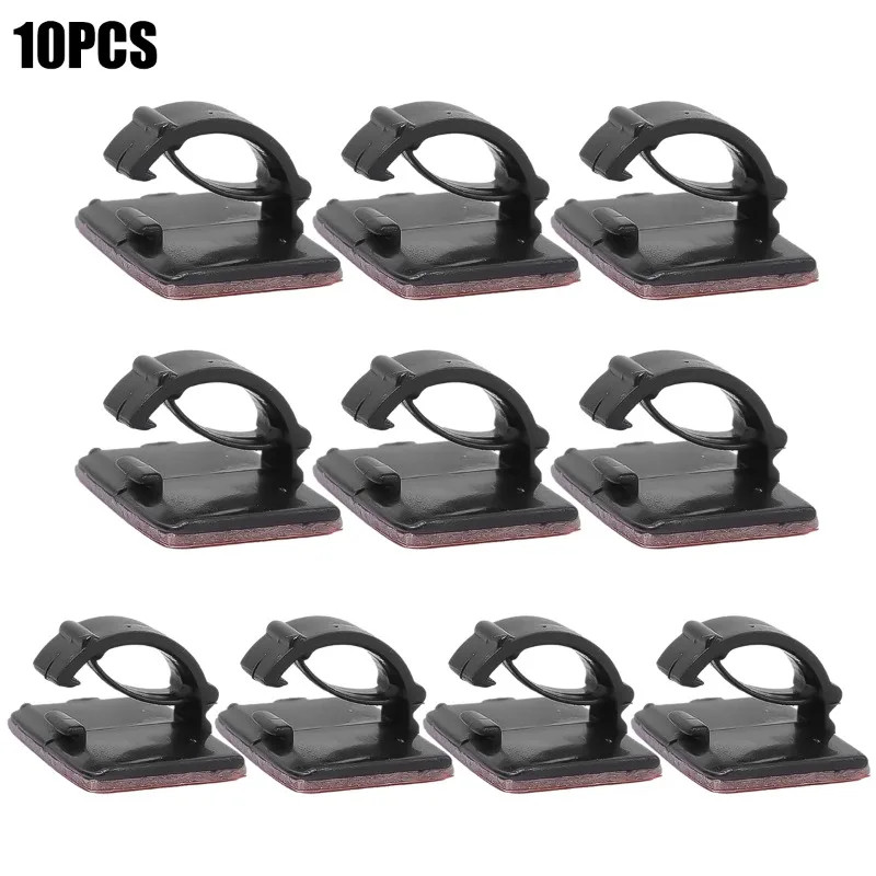 10/20Pcs High Quality Car Wire Tie Cable Clips Self-Adhesive Cable Driving