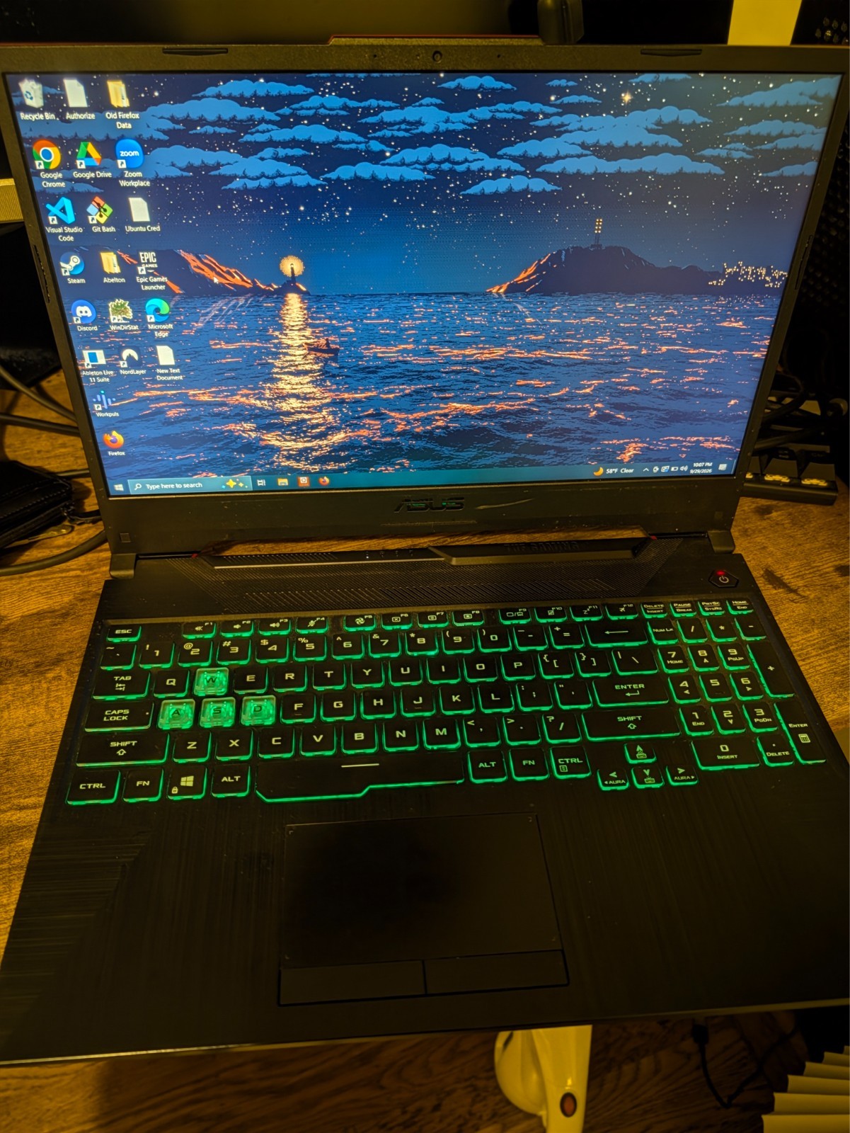 ASUS TUF Gaming 15.6" (256GB SSD Intel Core i5-10300H 2.50GHz 8GB) Full HD...