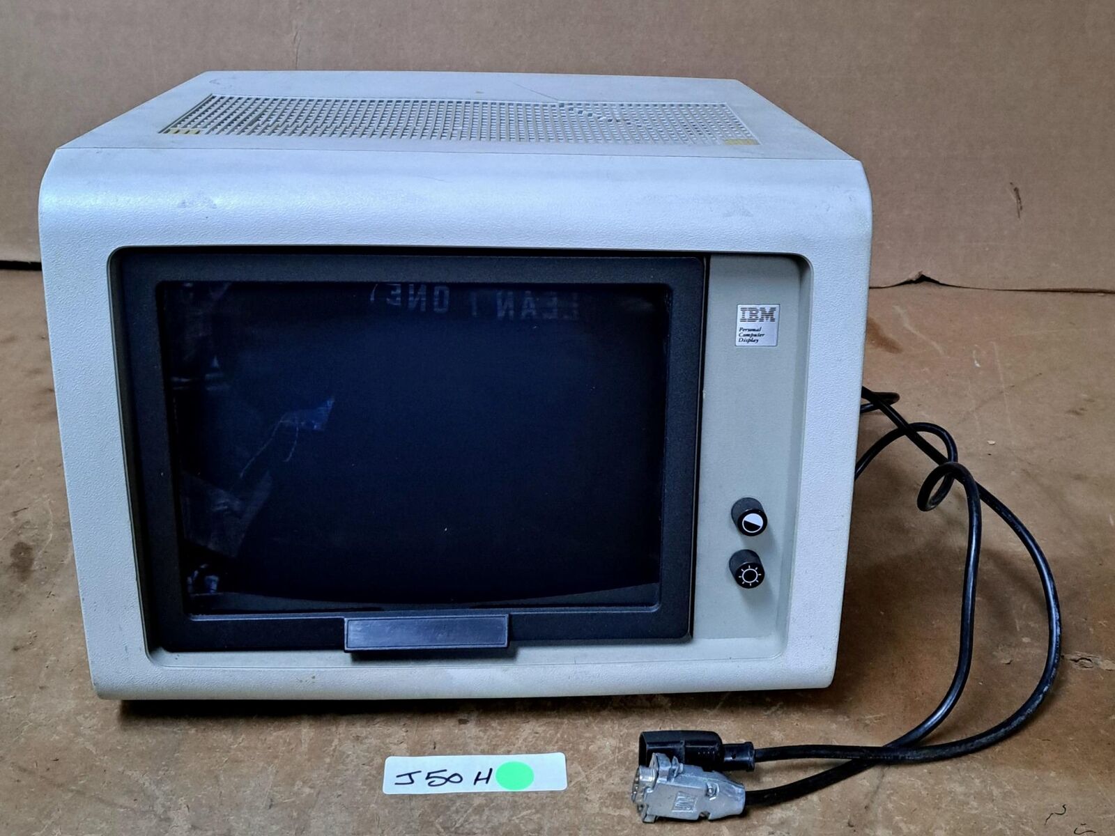 RARE IBM 5151 COMPUTER MONITOR TESTED AND WORKING   h