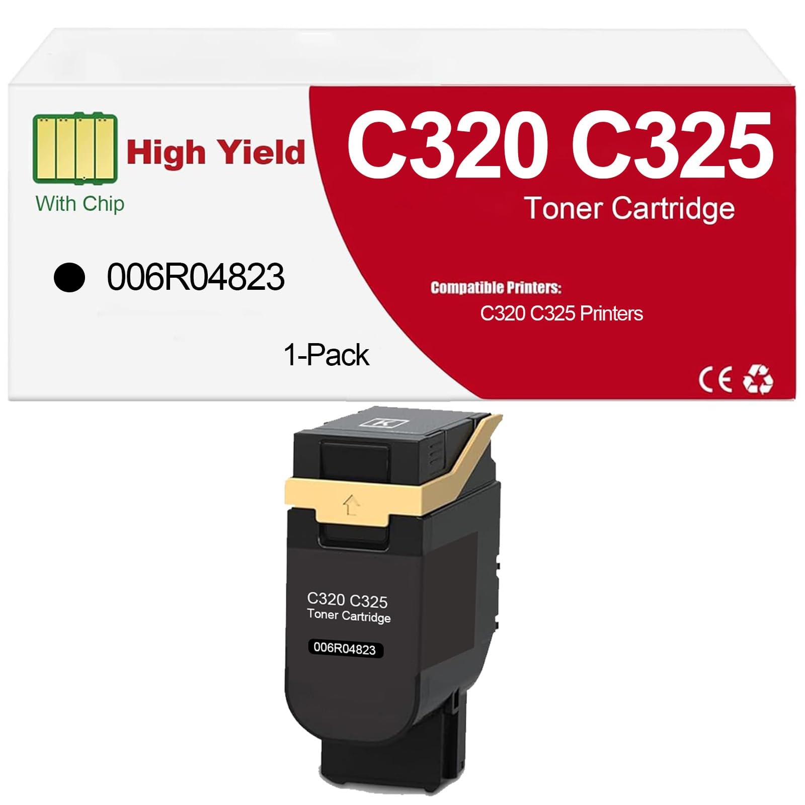 ** NEW Compatible Xerox Toner | 006R04823 | Black | C325DNI C320DNI | 1-Pack