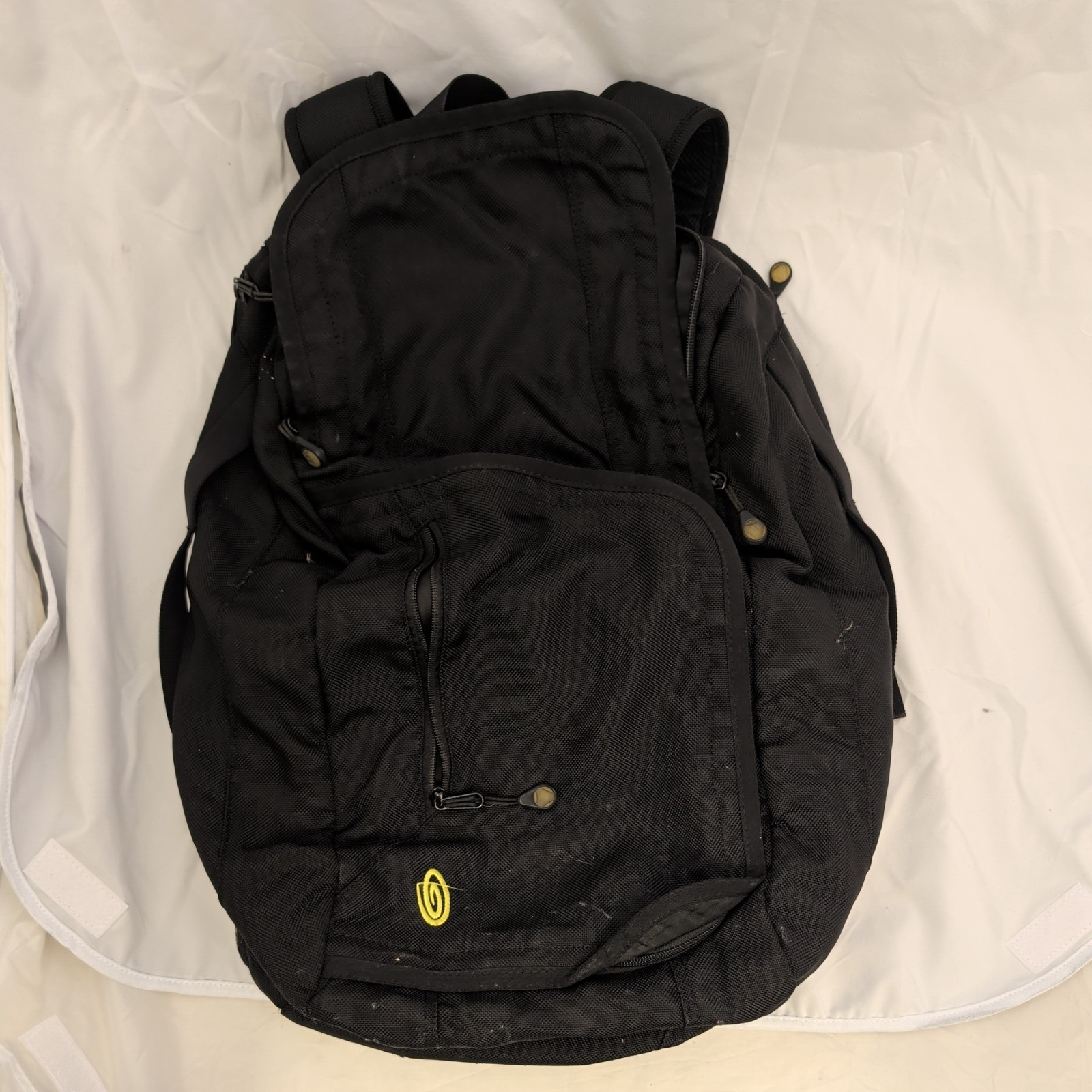 Timbuk2 Padded Nylon Laptop Backpack 15 in Black Solid Universal 18x12x6