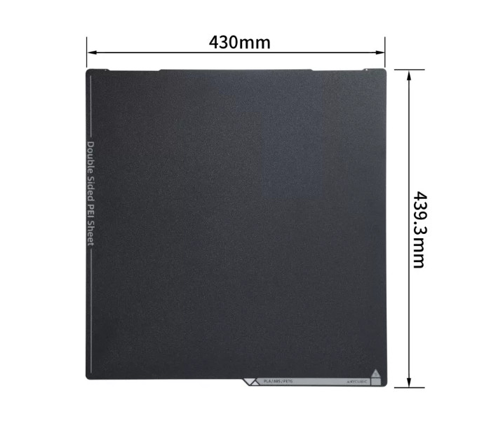 Original Spring Steel PEI Build Plate for Anycubic K3M FDM 3D Printer