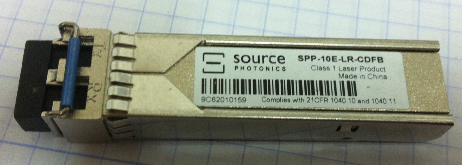 Source Photonics SPP-10E-LR-CDFB 10G 1310nm 10KM SFP Transceiver