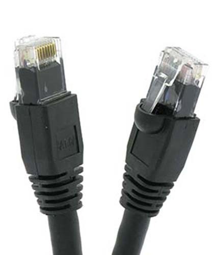1-50FT Cat6A Network Ethernet Modem Molded Patch UTP Cable Gold Plated RJ45 LOT
